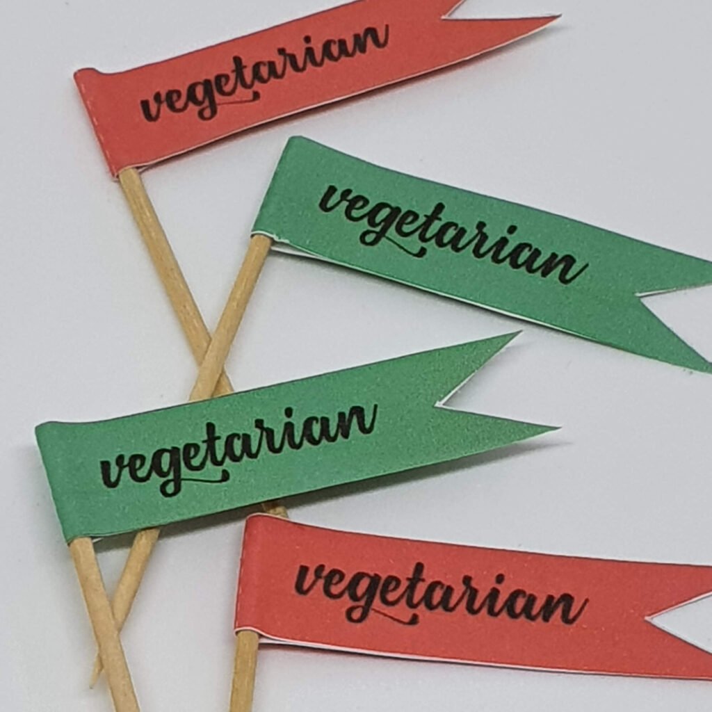 Custom Food Flag with logo 